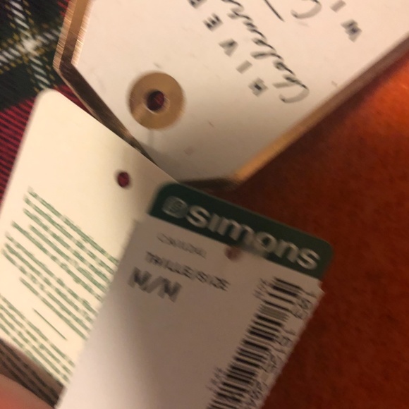 Red tartan organic cotton cabin lounge check shirt NWT - Picture 13 of 14